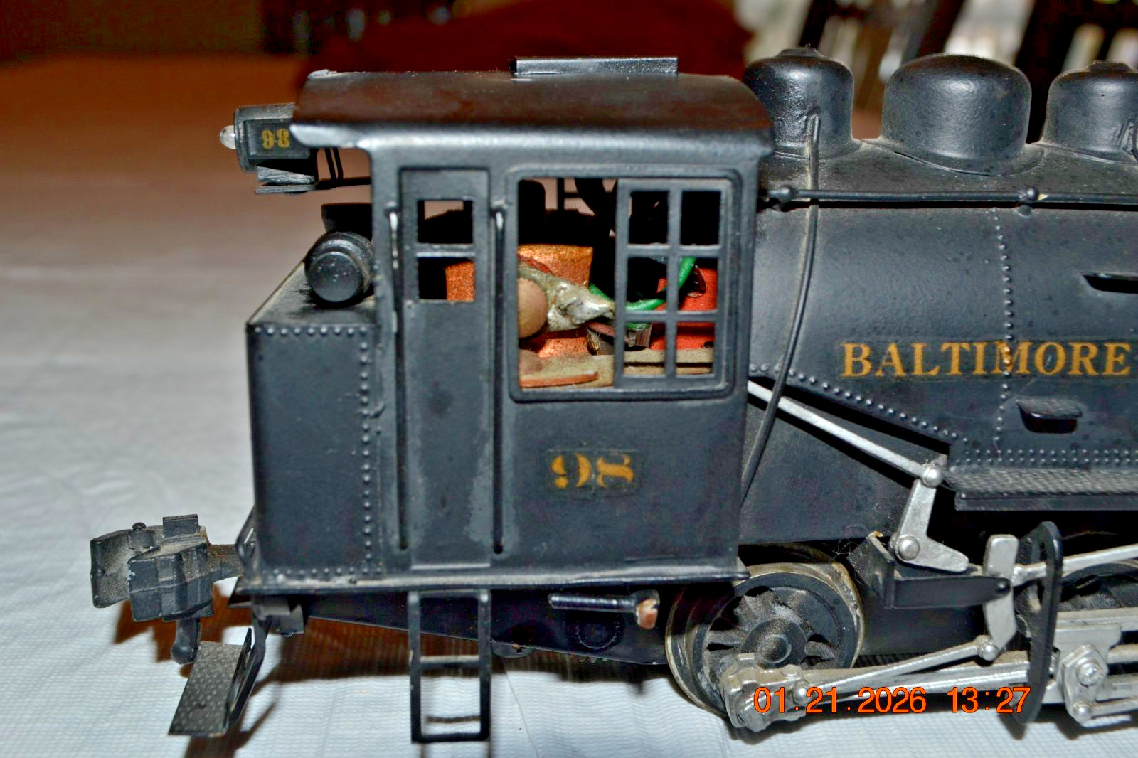 Max Gray KTM Or Other 3-Rail O-Gauge B&O Brass Dock Side Switcher 0-4-0 – Runs