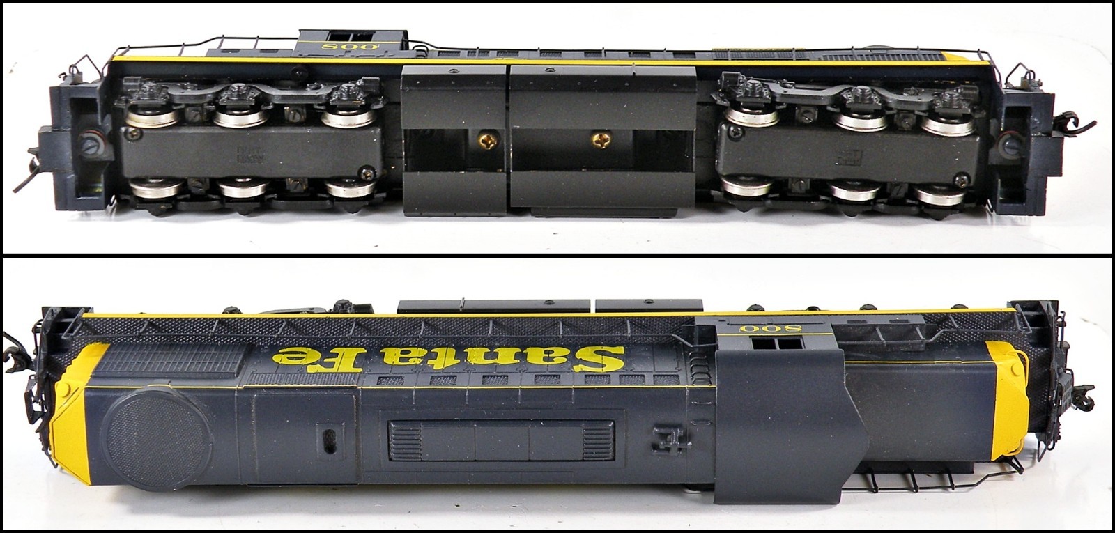 ALCO Models Brass HO Santa Fe DL-600B RSD-15 Cab #800 Diesel Painted