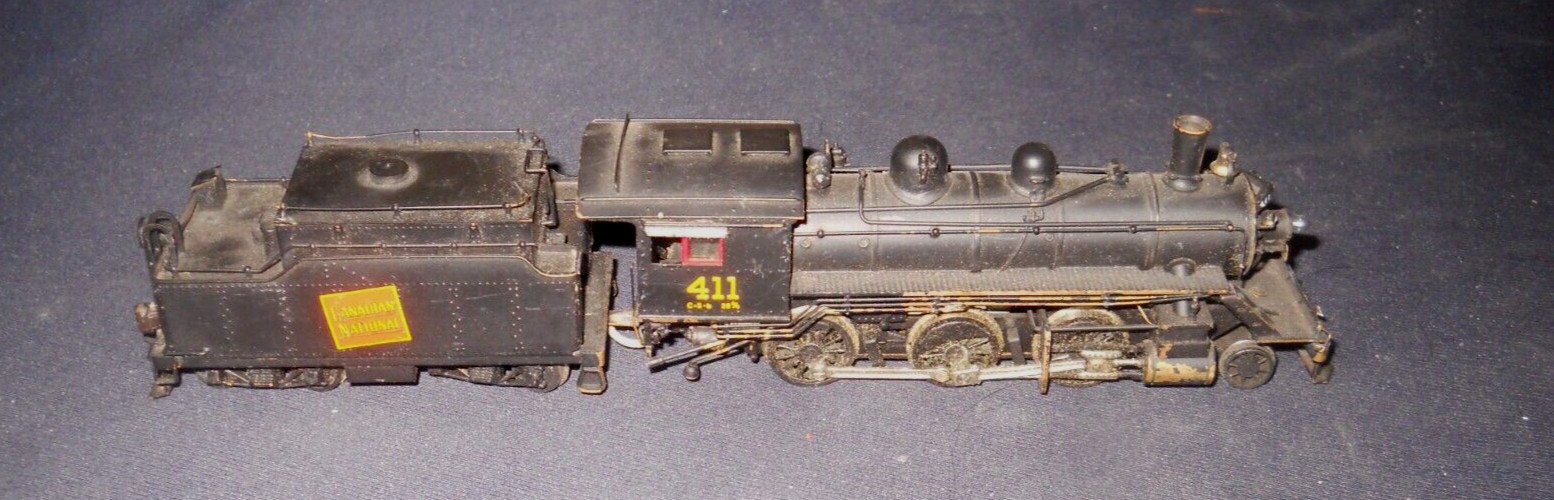 HO PFM/Toby Canadian National #411 D-C5b 2-6-0 Tested & Runs