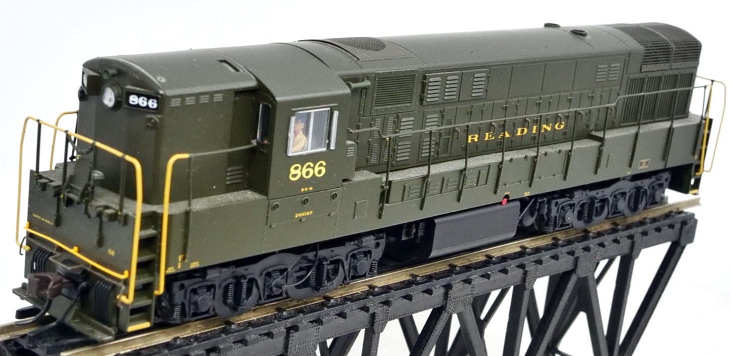 Atlas Gold #7729 HO Train Master READING Ph 2 866 DCC SOUND Loco Tested Boxed