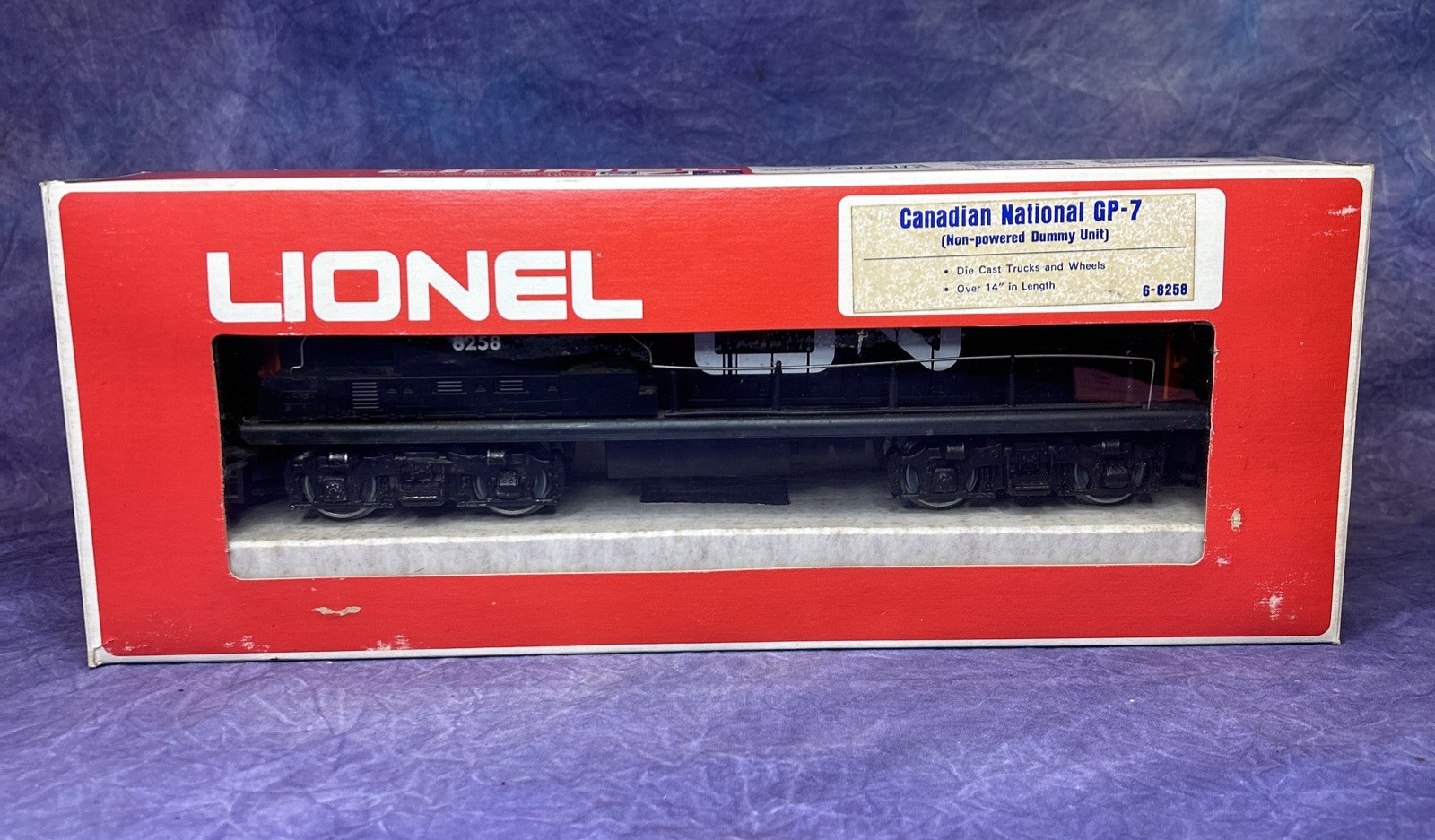 Lionel 6-8258 O Gauge Canadian National GP-7 Non-Powered Diesel Locomotive