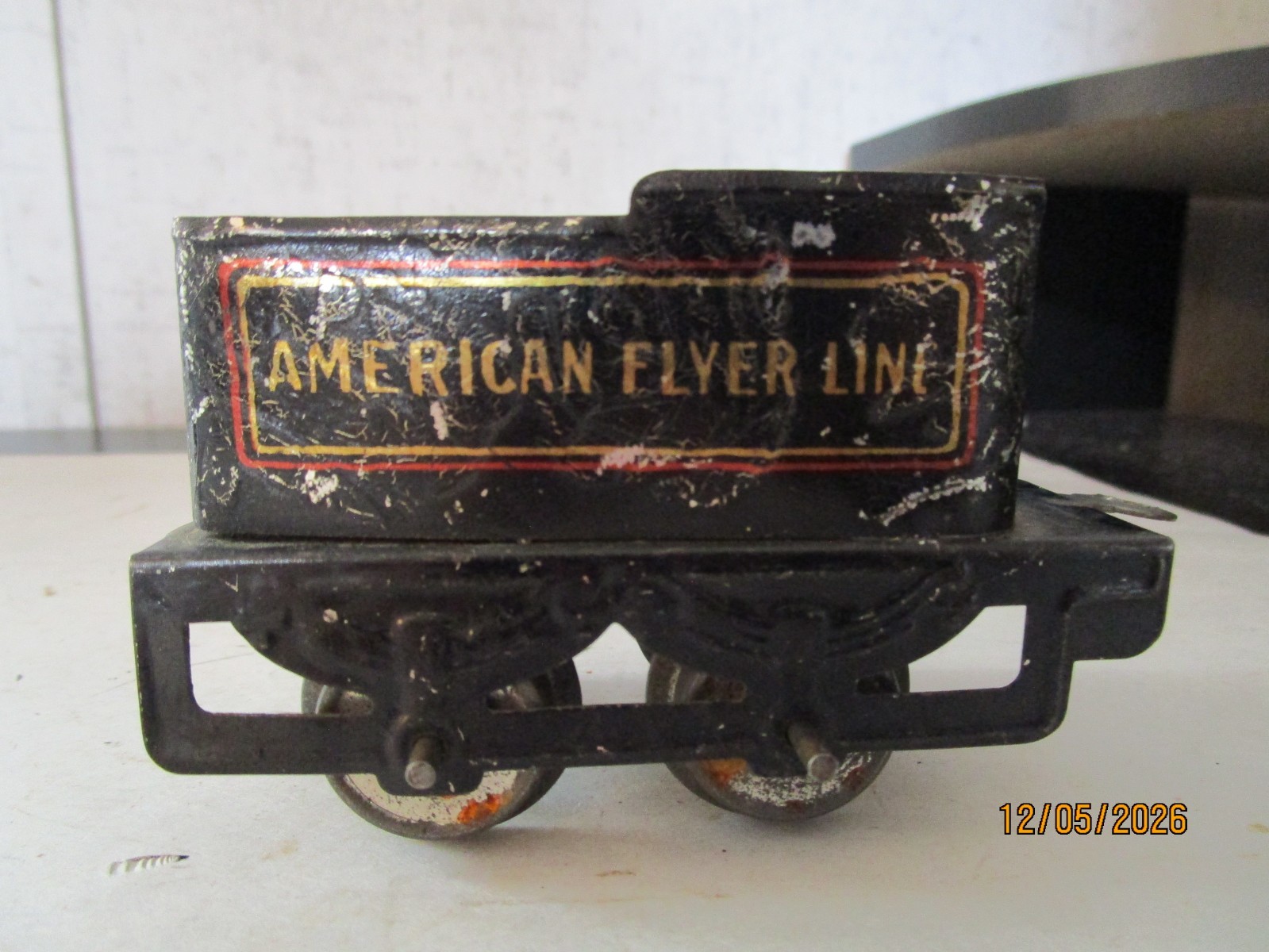 American Flyer, O Gauge, #12 Wind Up Steam Loco w/120 Tender