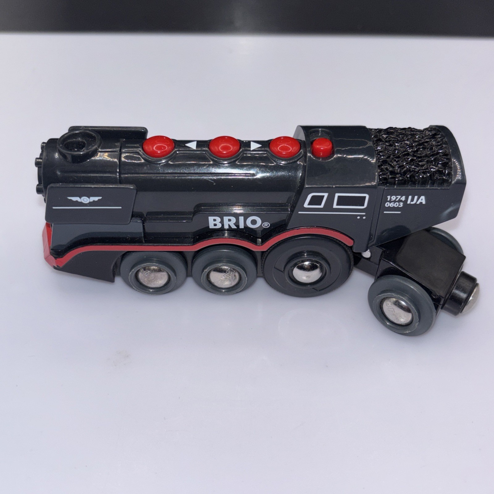 Rare Brio World 33216 Great Steam Engine Battery Train. Never Sold In USA. Works