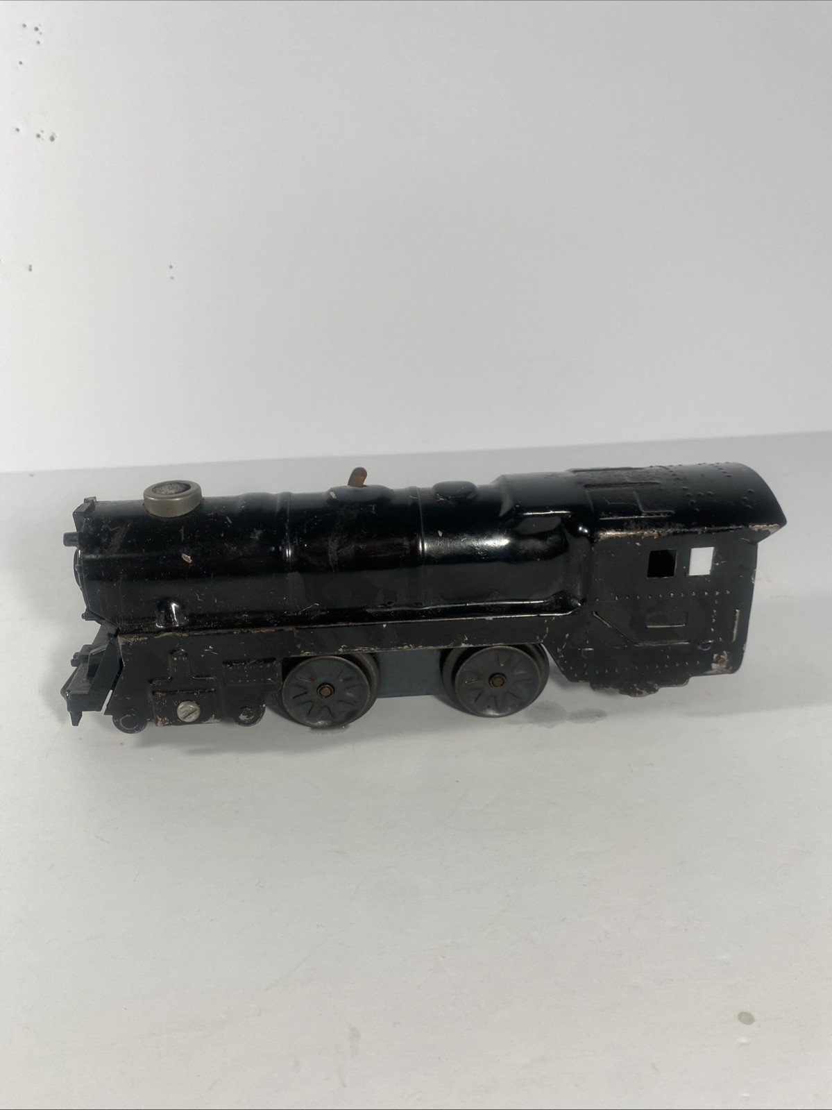 Marx Trains O Gauge Tinplate Wind-Up Steam Locomotive Engine Tested Works No Key