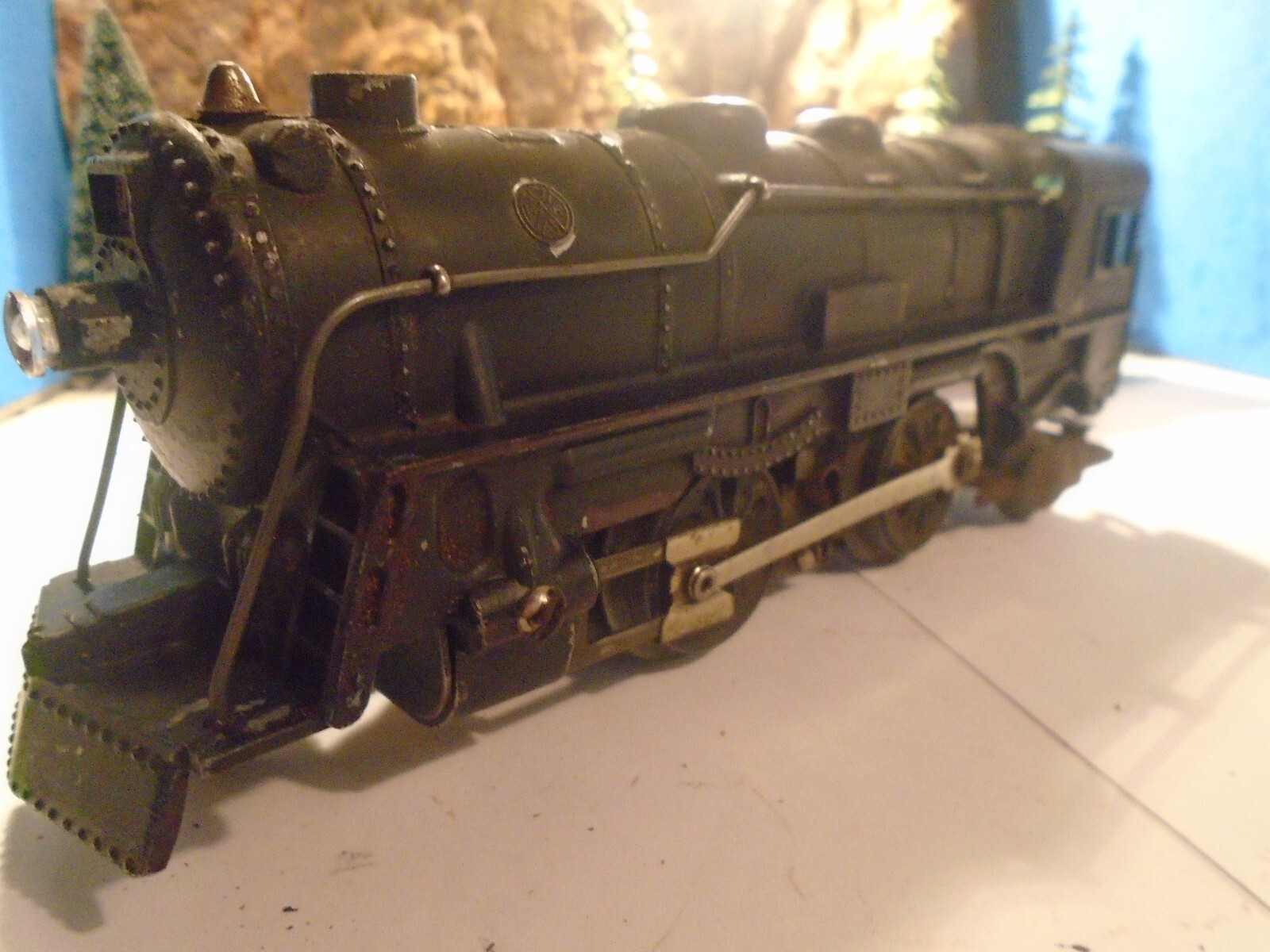 MARX VINTAGE DIECAST No 999, 2-4-2 LOCO WITH STEEL TENDER,TRACK TESTED 5-208-5