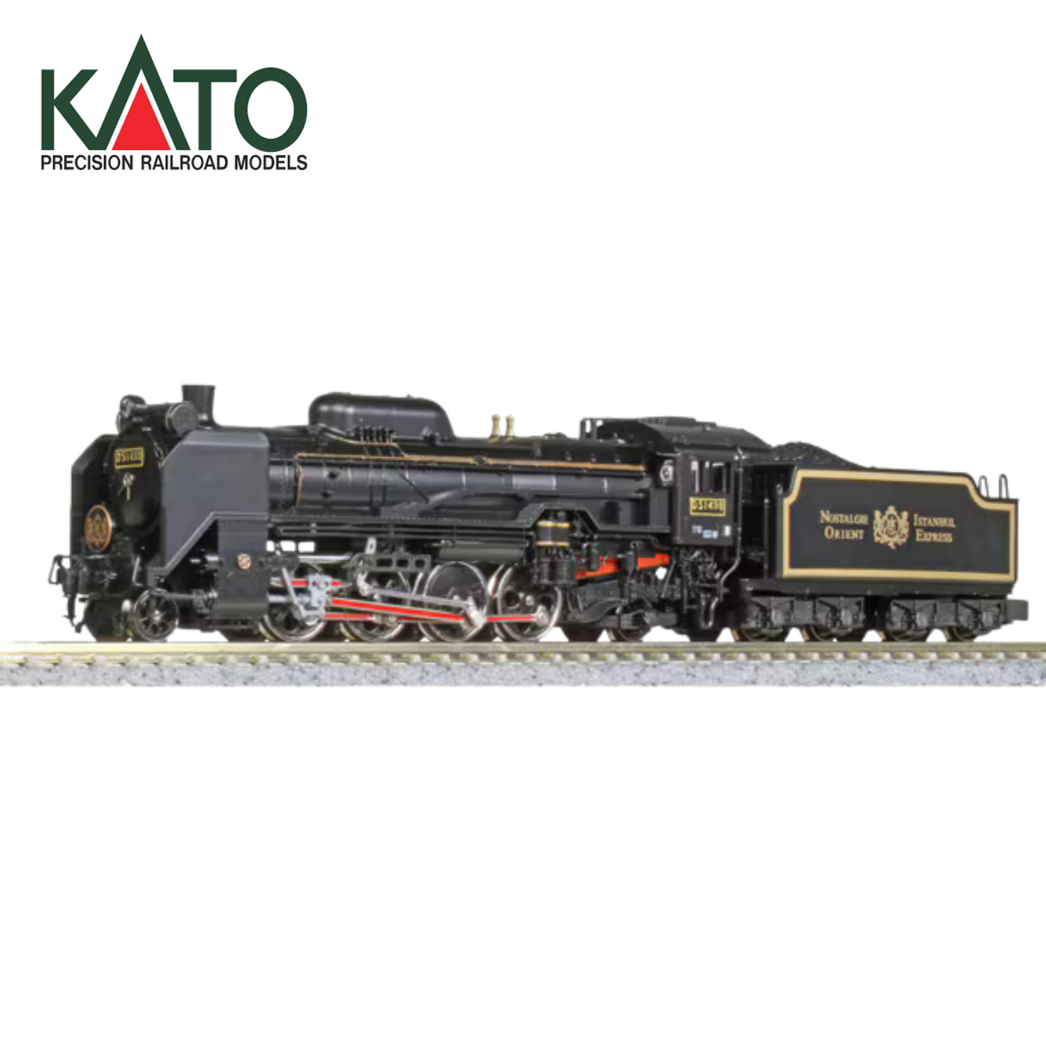 KATO 2016-D N Scale D51 498 Orient Express 88 Steam Locomotive Model Train