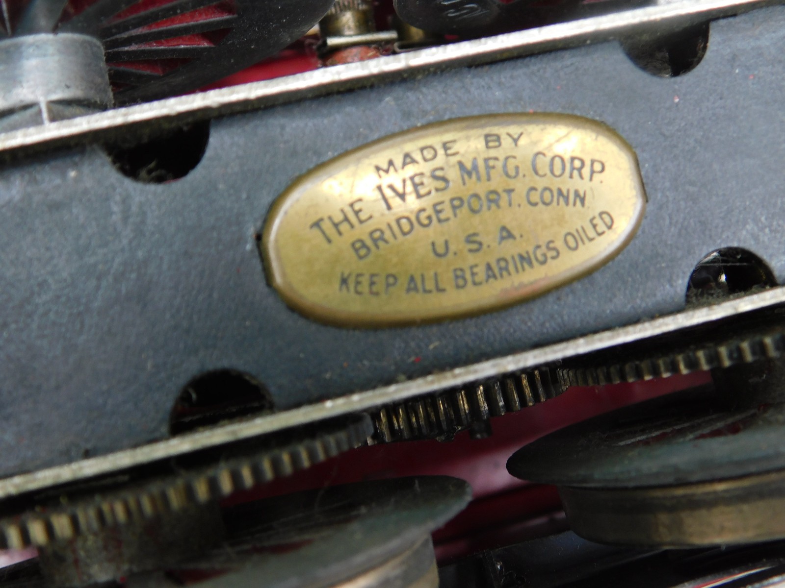 3235 Ives PreWar 1920’s Wide Gauge Standard Gauge Electric Locomotive 0-4-0