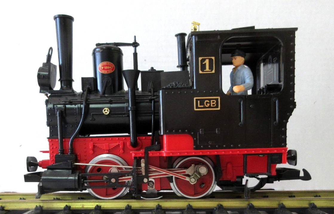 LGB G Scale 2010 Brown #1 Steam Locomotive
