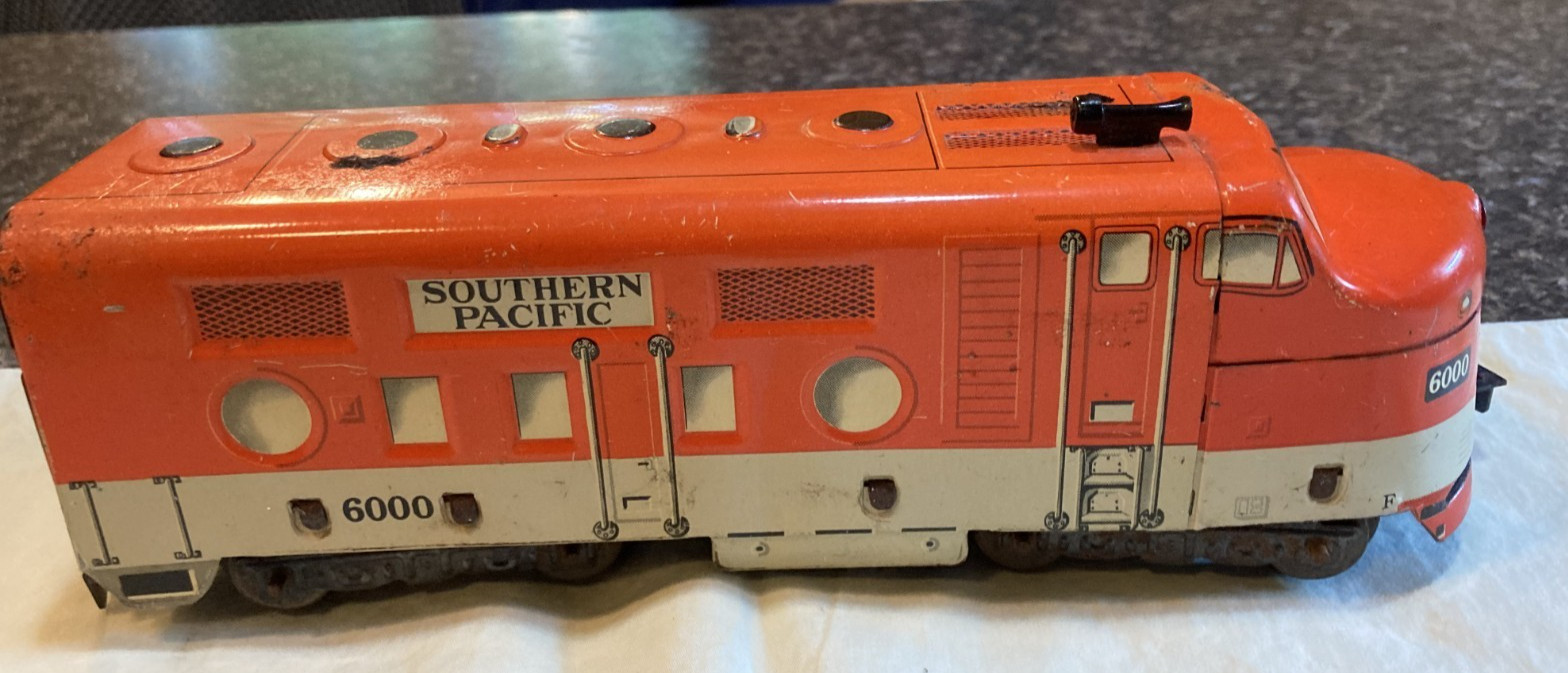 Marx O Gauge Southern Pacific 6000 A & B Units & Caboose #1235