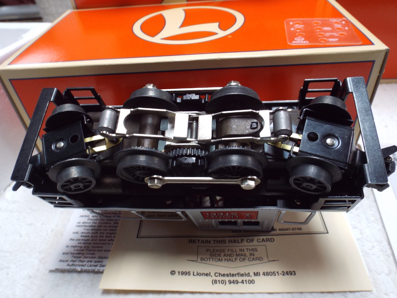 LIONEL 6-11912 LIONEL STEEL SERVICE STATION SWITCHER SET TMCC, O/O27- NIB