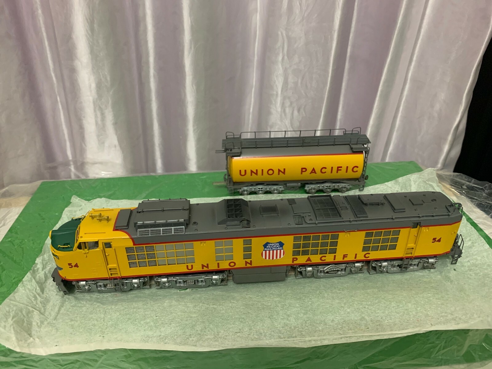 Overland (OMI) Brass UP Standard Gas Turbine with 24000 Gallon Fuel Tender