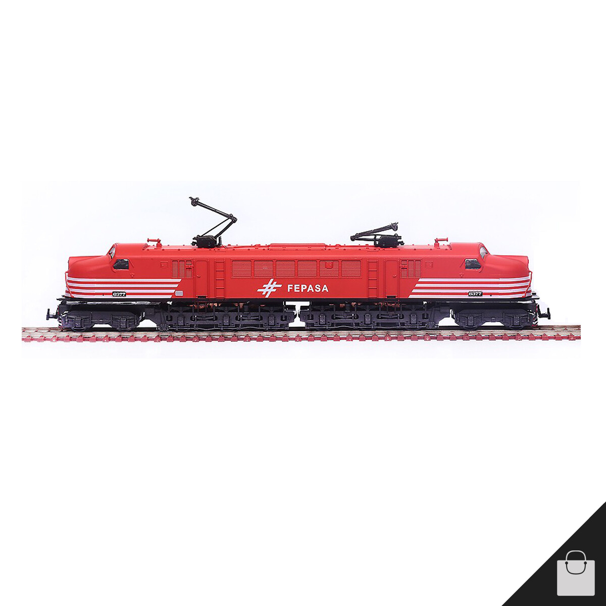 Frateschi Electric Locomotive V8 Fepasa Phase II 3052 HO Miniature Train Brazil