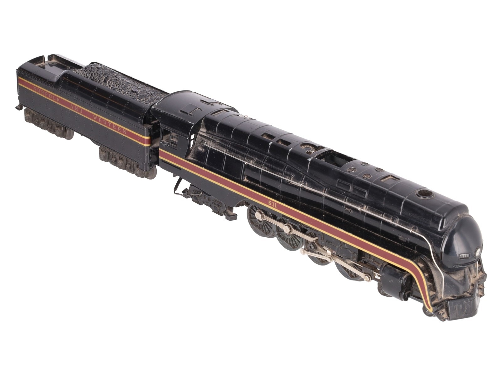 Lionel 6-8100 O Gauge Norfolk & Western 4-8-4 Steam Locomotive & Tender #611