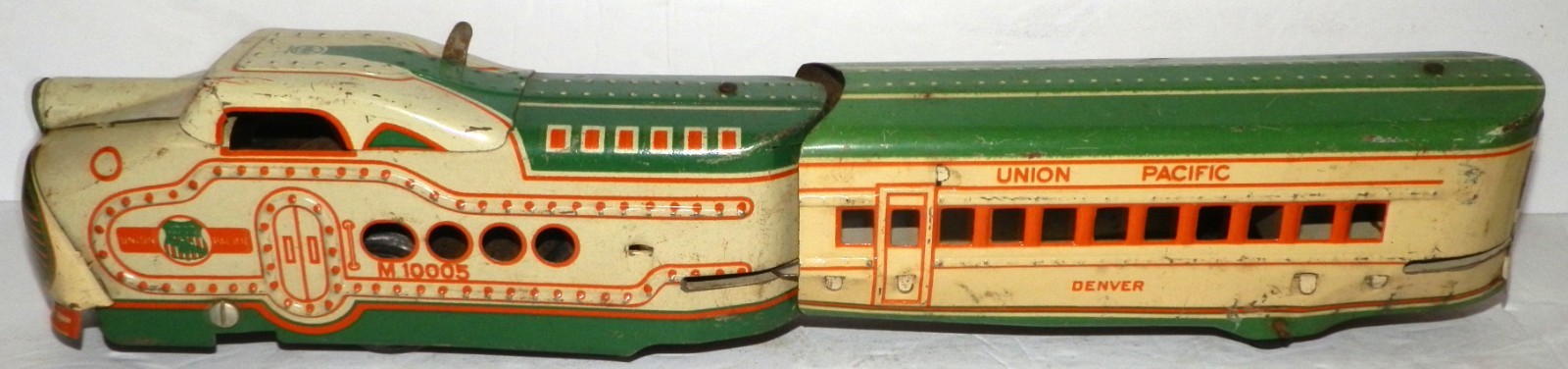 Vintage Marx Union Pacific Streamliner Tin Litho M10005 Untested