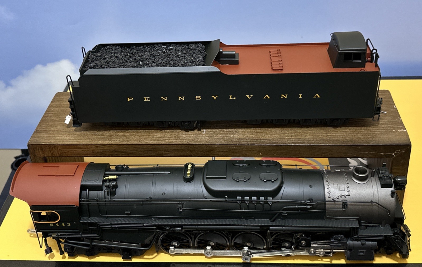 Sunset Models 3rd PRR J-1a 2-10-4 Decapod Steam Locomotive #6443 [2-RAIL] O