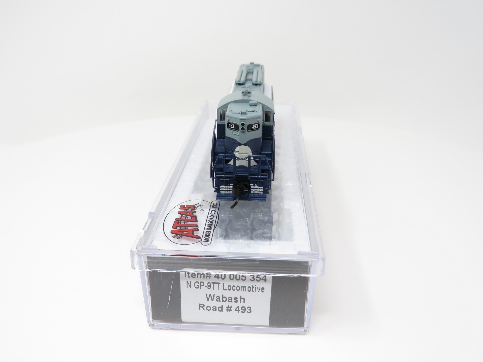 Atlas N 40005354 Wabash Railway #493 EMD GP-9TT Diesel Locomotive Torpedo Tube