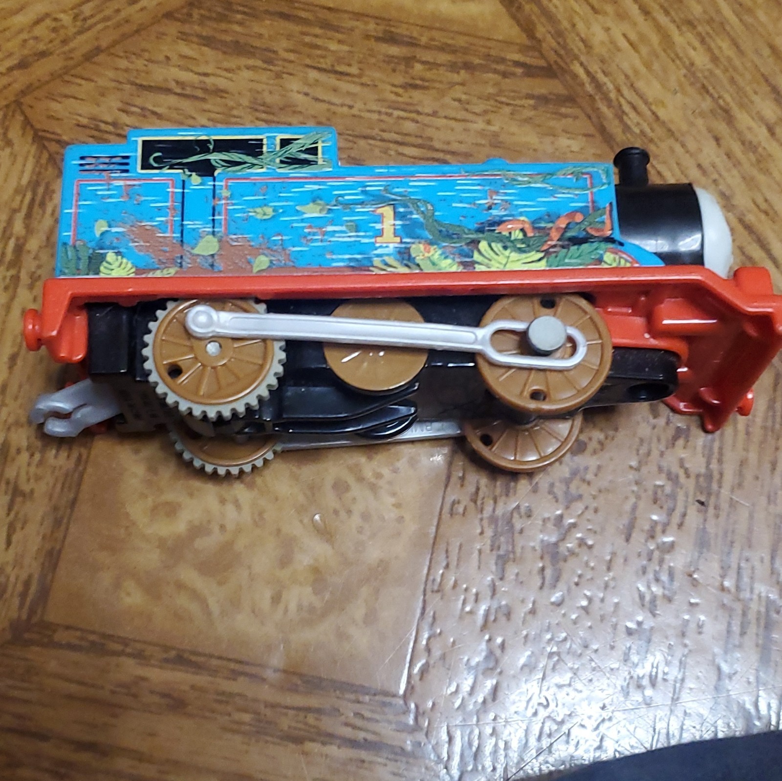 Mattel Thomas & Friends Locomotive 2013 Blue Yellow Tender N Gauge 1:87