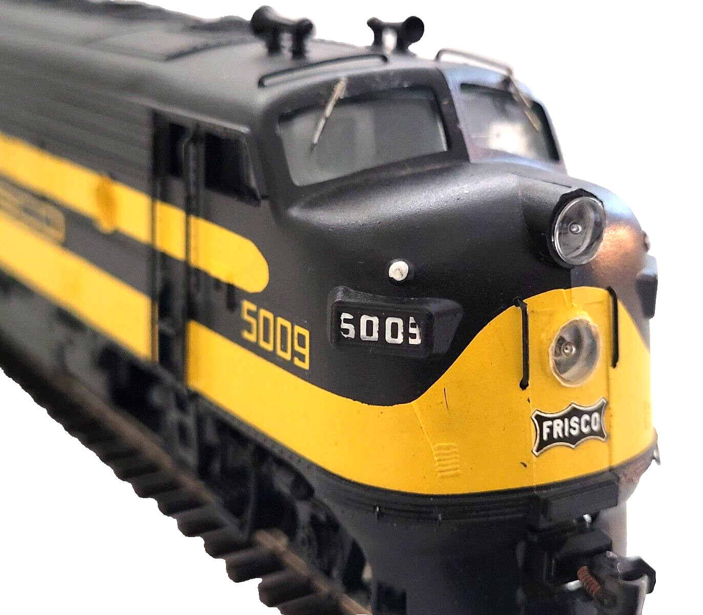 Athearn Custom Painted Frisco HO F7A #5009 Powered & 5018 Dummy NEW OTHER Tested