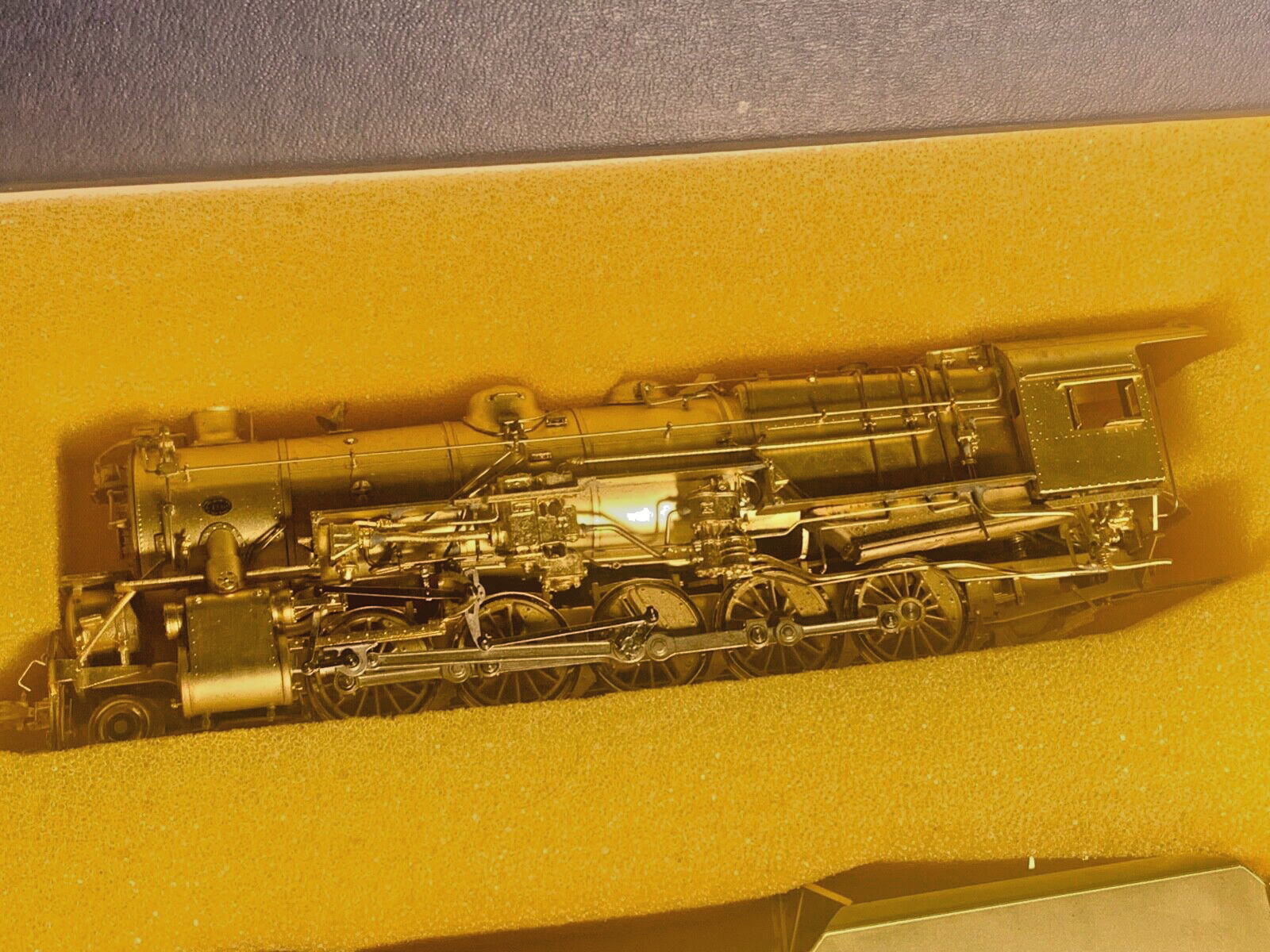 RAIL WORKS LTD. RARE UNPAINTED BRASS HO PRR I-1s 2-10-0 STEAM LOCO & TENDER