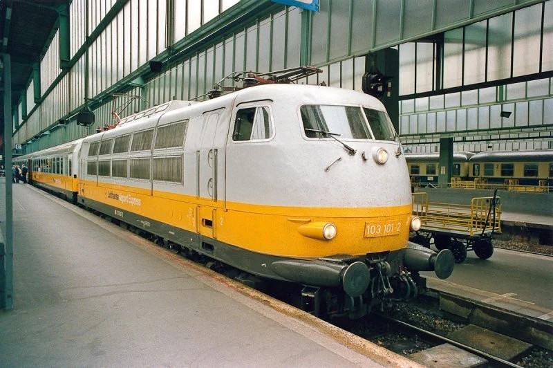 LIMA HO DB BR E-103 101-2 LUFTHANSA AIRPORT EXPRESS Electric Loco No. 208118LP