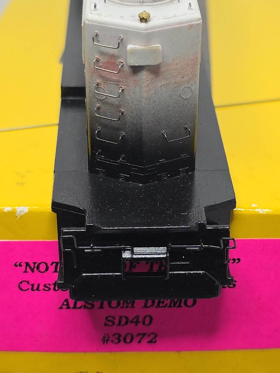 Rail Power Products HO Scale SD40 Detailed Undecorated Shell (Alstom Demo)