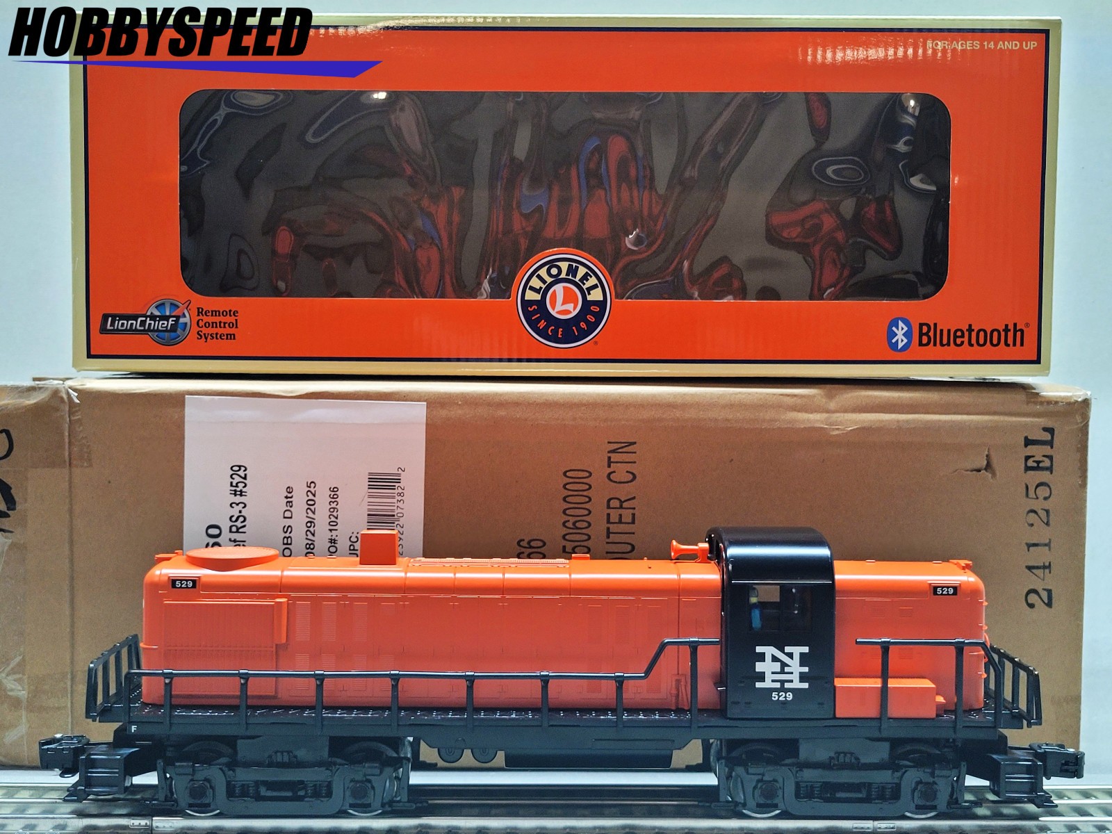 LIONEL NEW HAVEN LIONCHIEF RS-3 #529 DIESEL ENGINE O GAUGE train 2545060 NEW
