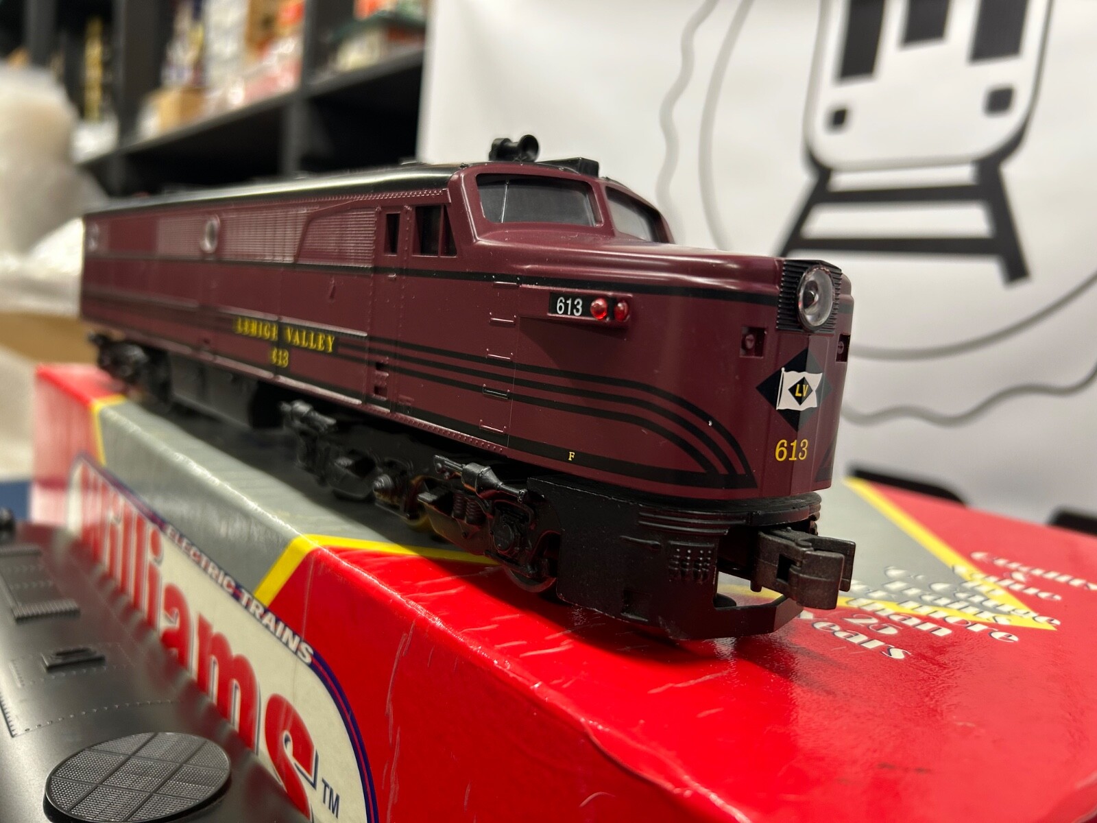 Williams Lehigh Valley #605/613 Alco PA AA Diesel Engine Set AC-1011 *READ*