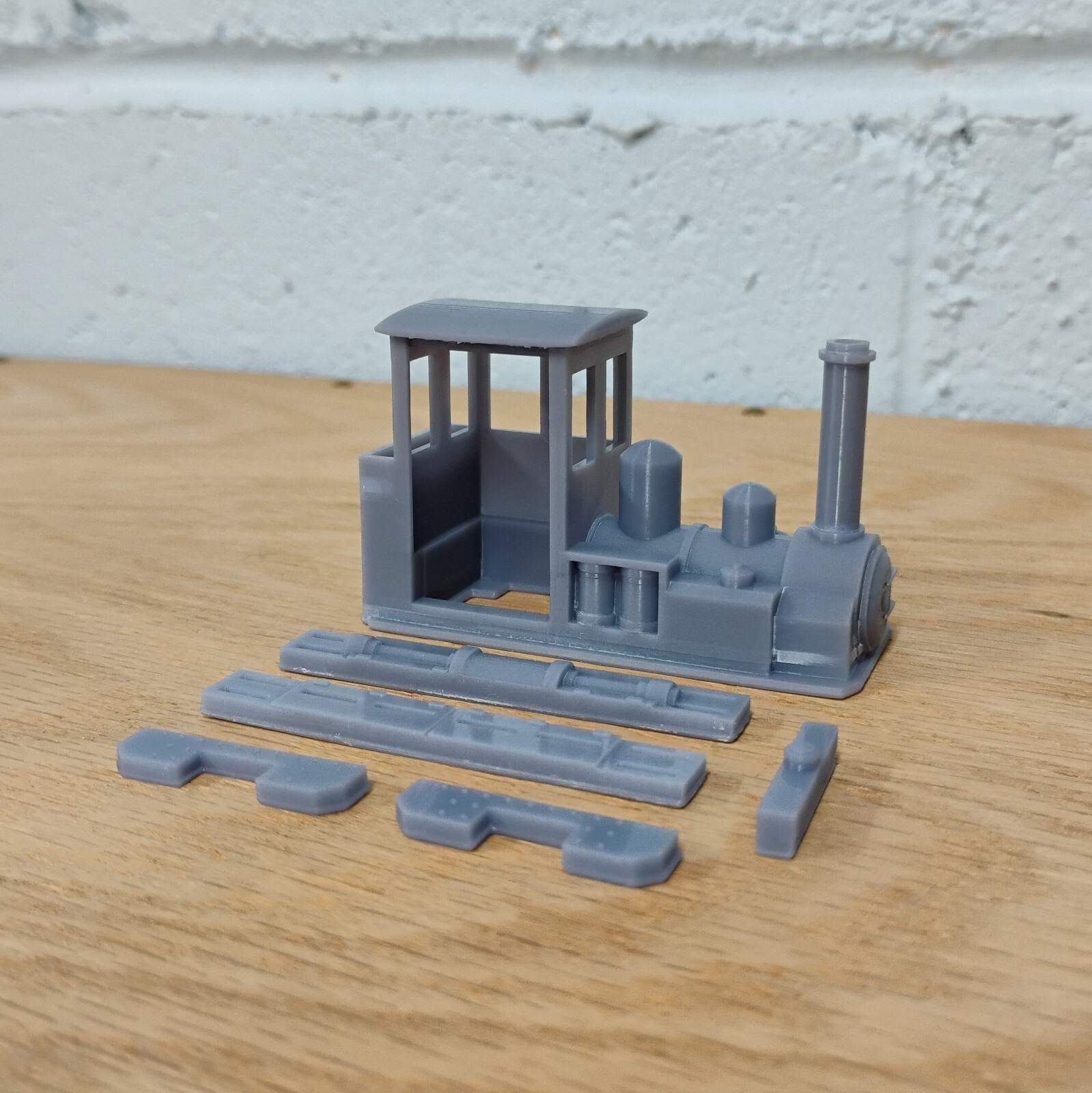 On18 SHAY LOCO kit #1. For Kato 11-109/11-110 chassis. RESIN 3D print.