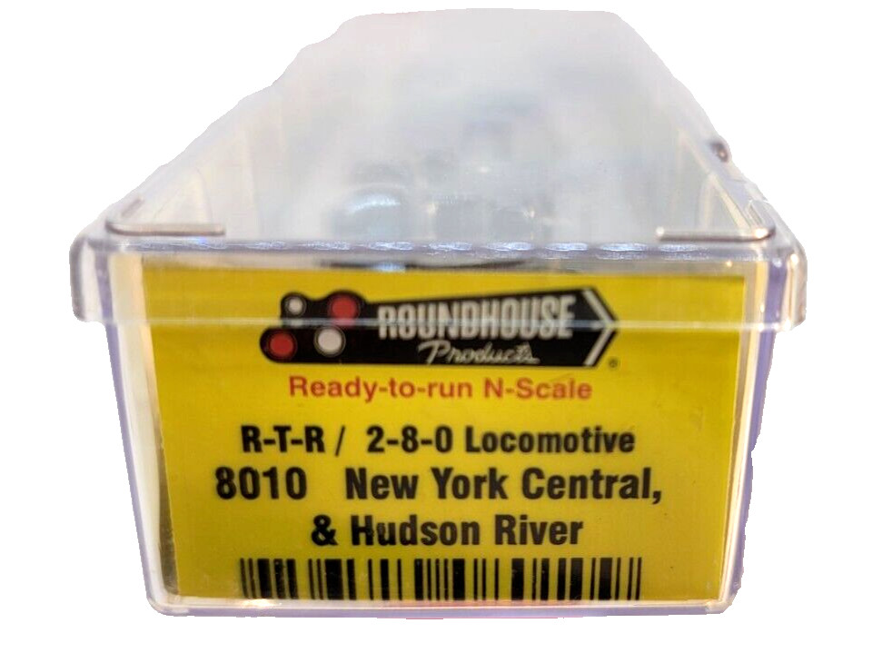 N MDC Roundhouse 8010 NYC & Hudson River 2-8-0 & Tender #2747 (Tested) NIB