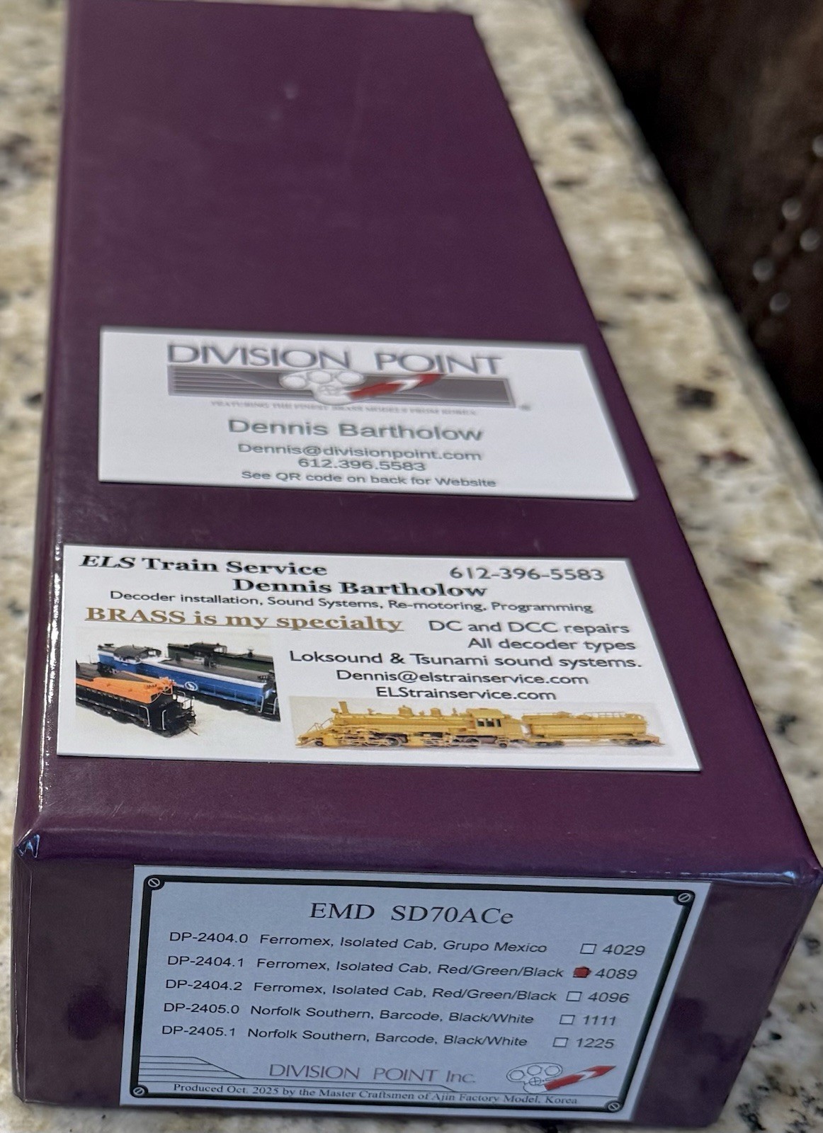 HO Scale Brass Division Point FXE SD70ACe Ferromex Iso Cab #4089 DCC/Sound/NIB