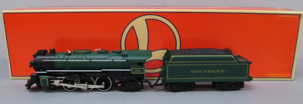 Lionel 6-18088 O Gauge Southern Railway 4-6-2 Steam Locomotive & Tender #1407 EX