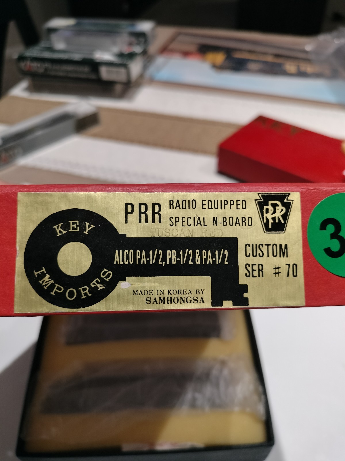 Key Imports PRR Alco PA1 / PB1 / PA1 Brass A-B-A Set – Samhongsa – Mint w/ Box
