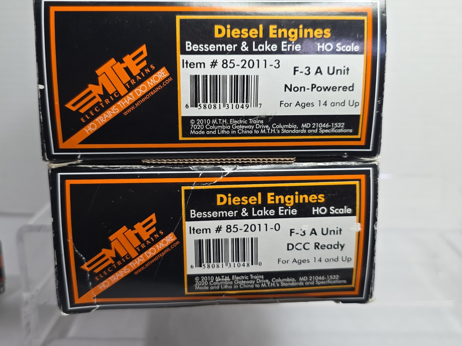 MTH HO Scale 85-2011-0 Bessemer & Lake Erie F-3 A A DCC Ready & Dmy Diesel Loco