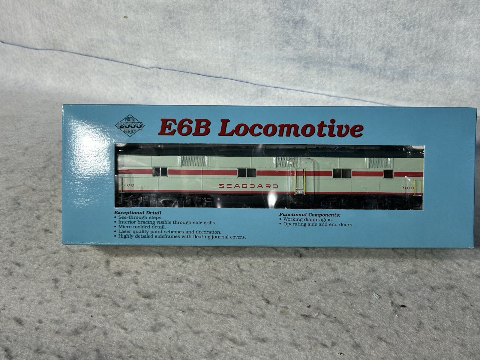 Rare Proto 2000 Seaboard Air Line RR E-6 A/B Loco Set HO DCC Ready A-Pwrd; B-Dum