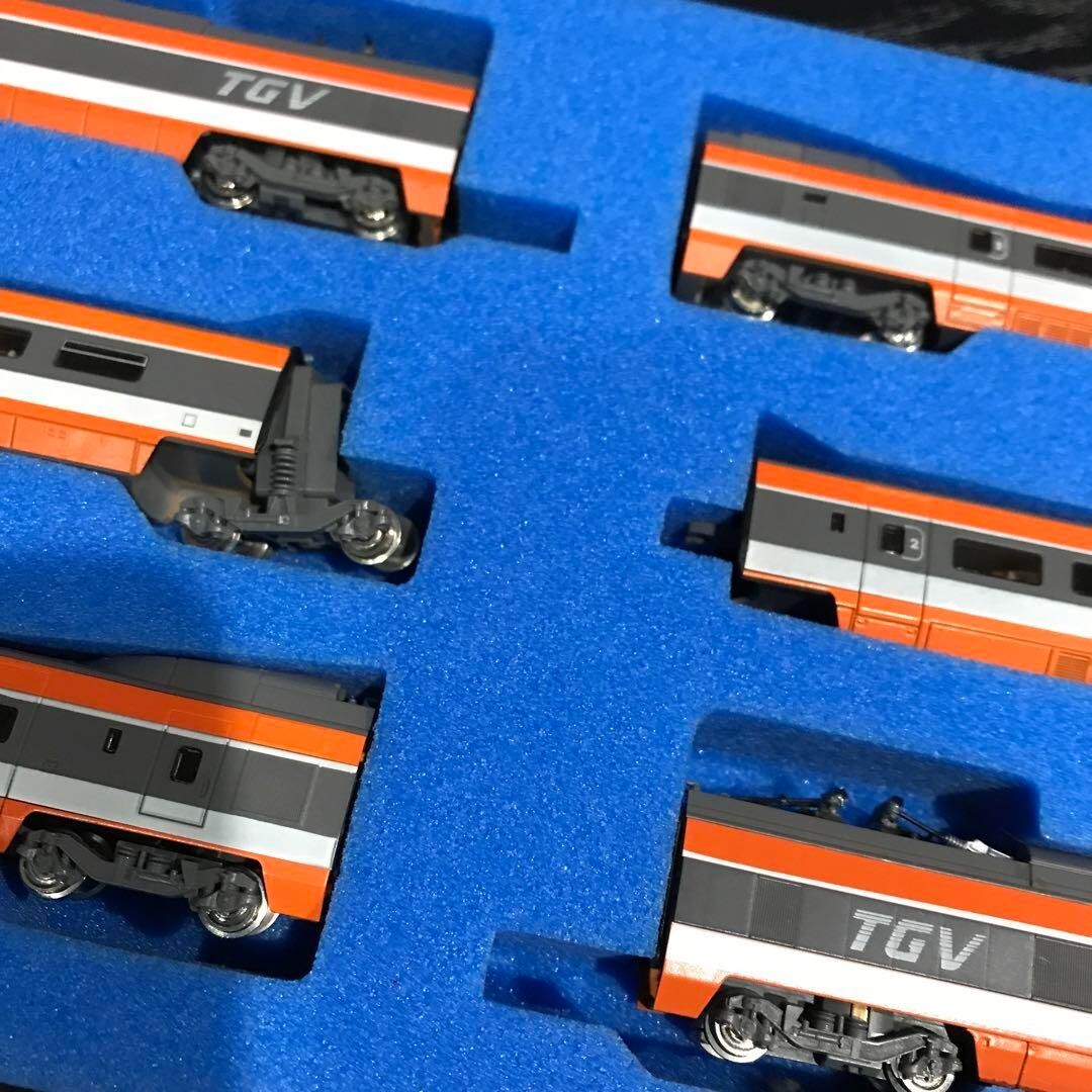 Kato S14701 TGV N Scale Bullet Train from Japan Used 6-Car Set Train Free Ship