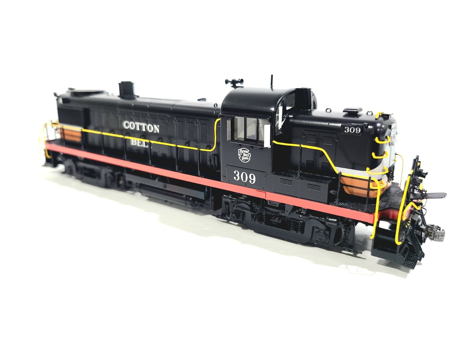 Division Point SSW Alco RS-3 Cotton Belt Black Widow #309 HO Brass #DP-8779.1