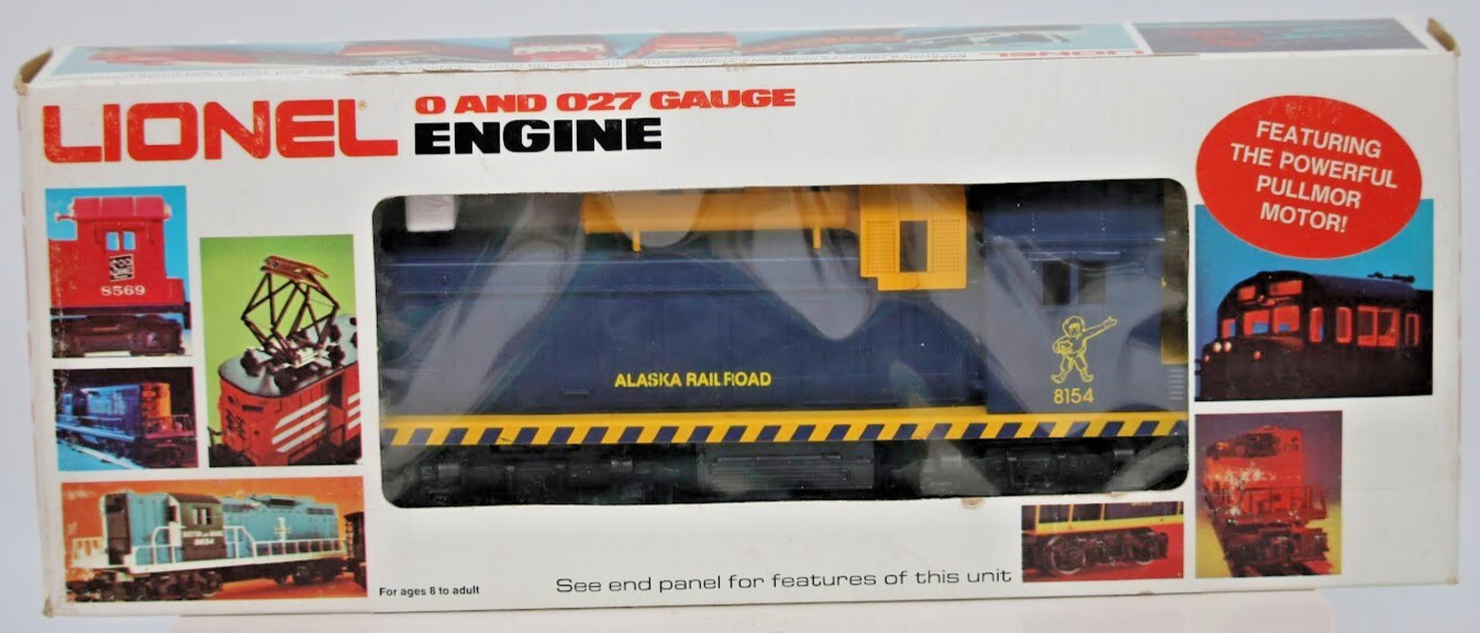 Lionel Alaska Railroad SW-1 Switcher — 6-8154 — O & O-27 Gauge — LN in Box 1:48
