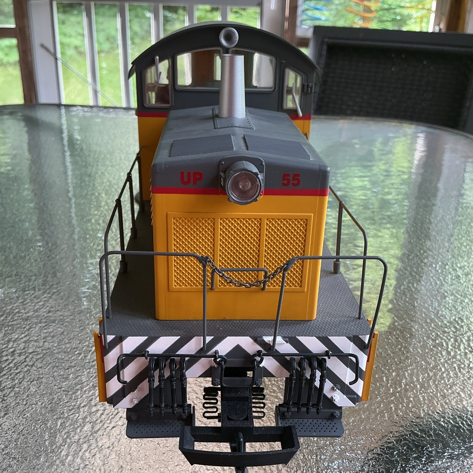 Union Pacific G Gauge Diesel Locomotive UP 55 Union Pacific Railroad Yellow