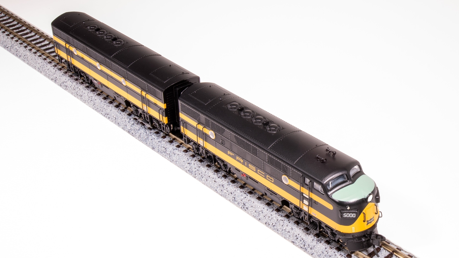 Broadway Limited N EMD F3A+B Frisco SLSF #5000, 5100 DCC/SND LED 7721