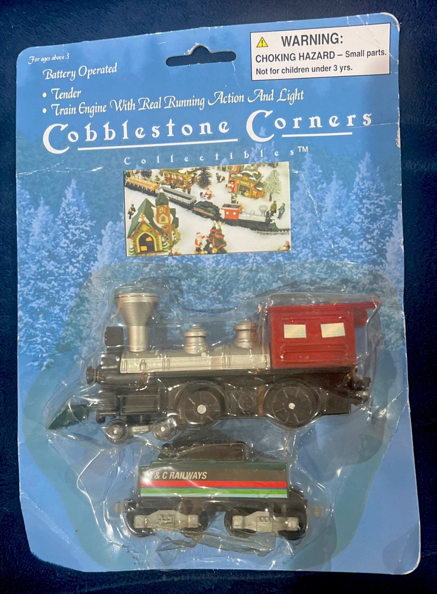 Cobblestone Corners Collectibles Battery Operated Train Engine – Tender