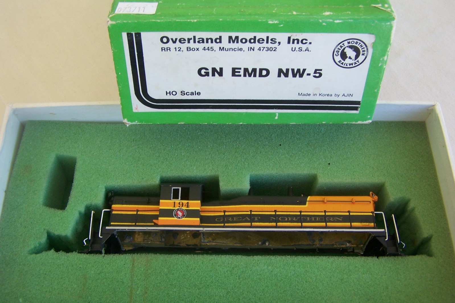 OMI Overland Great Northern GN EMD NW-5 Brass Diesel Locomotive-HO scale PROJECT