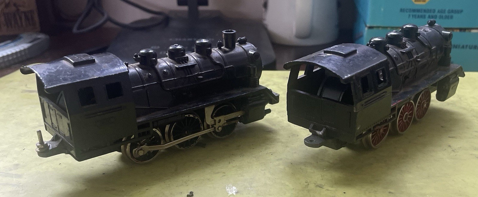 Fleischmann Lot Of 2 Steam Locomotives 0-6-0 Parts Or Repair Read Description