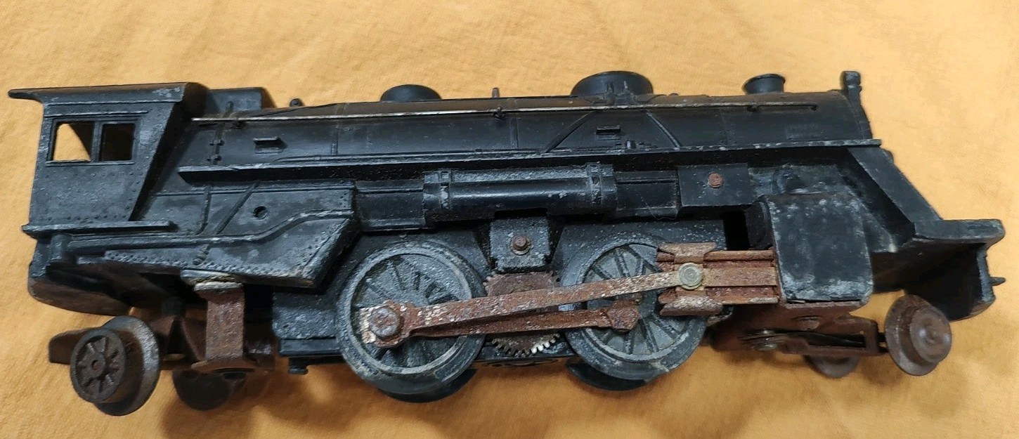 Vtg CAST IRON LIONEL 1946-1947 Train 1654 ENGINE O SCALE PARTS REPAIR LOCOMOTIVE