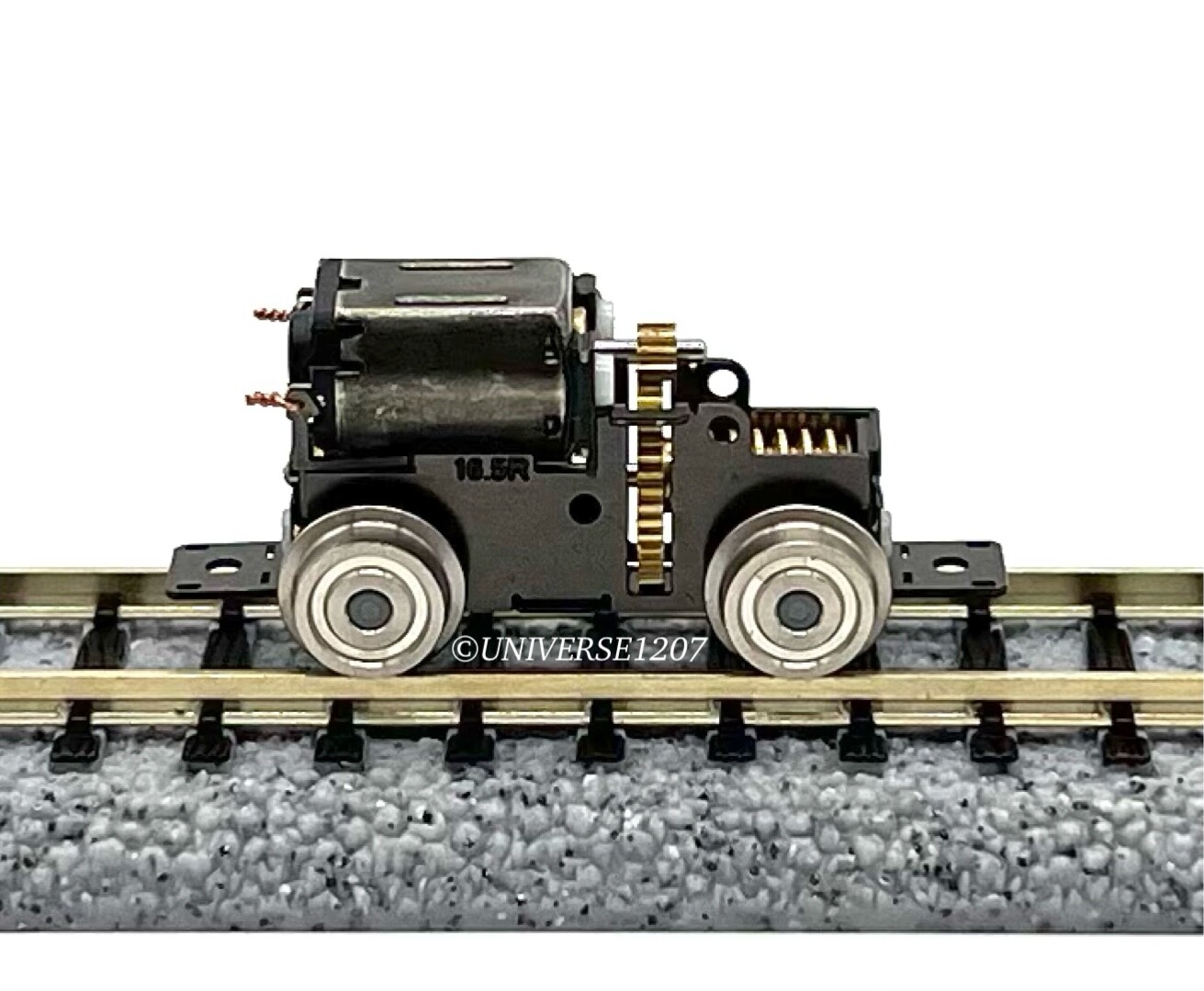 Z/Nn3/Nm/HOn2/HOf/HOi Gauge Aru Locomotive Power Drive Chassis 14mm/D5.2mm