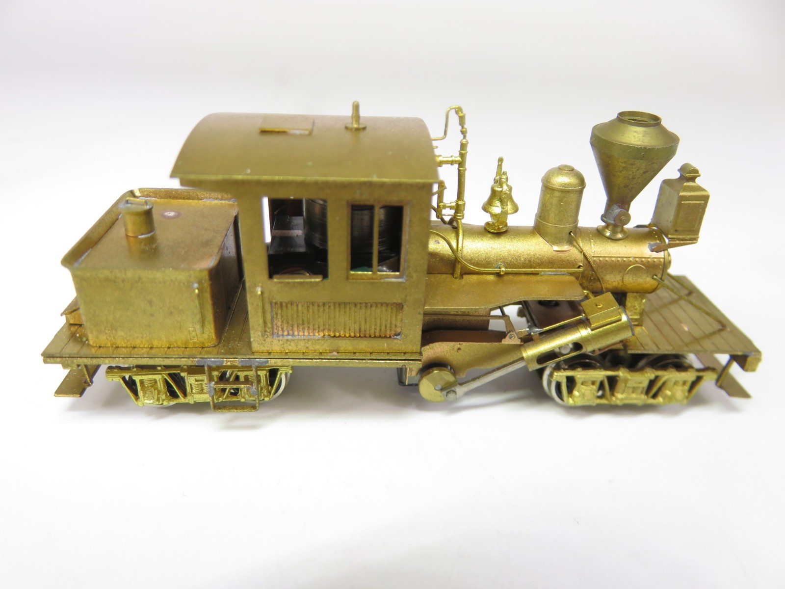 Flying Zoo Brass HOn3 Scale 18 Ton Climax Steam Logging Locomotive