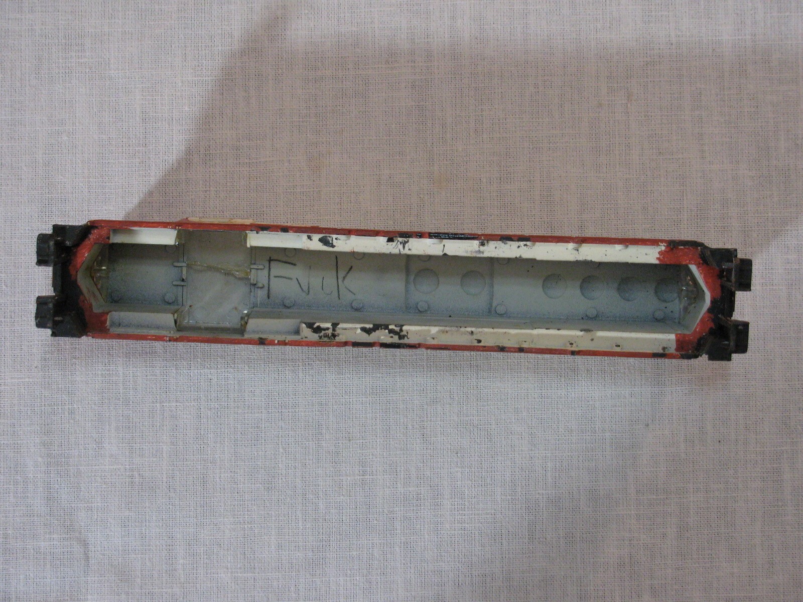 Vtg HO Scale Diesel Locomotive Shell ONLY, SOO #2381, Unmarked, PARTS/REPAIR rr
