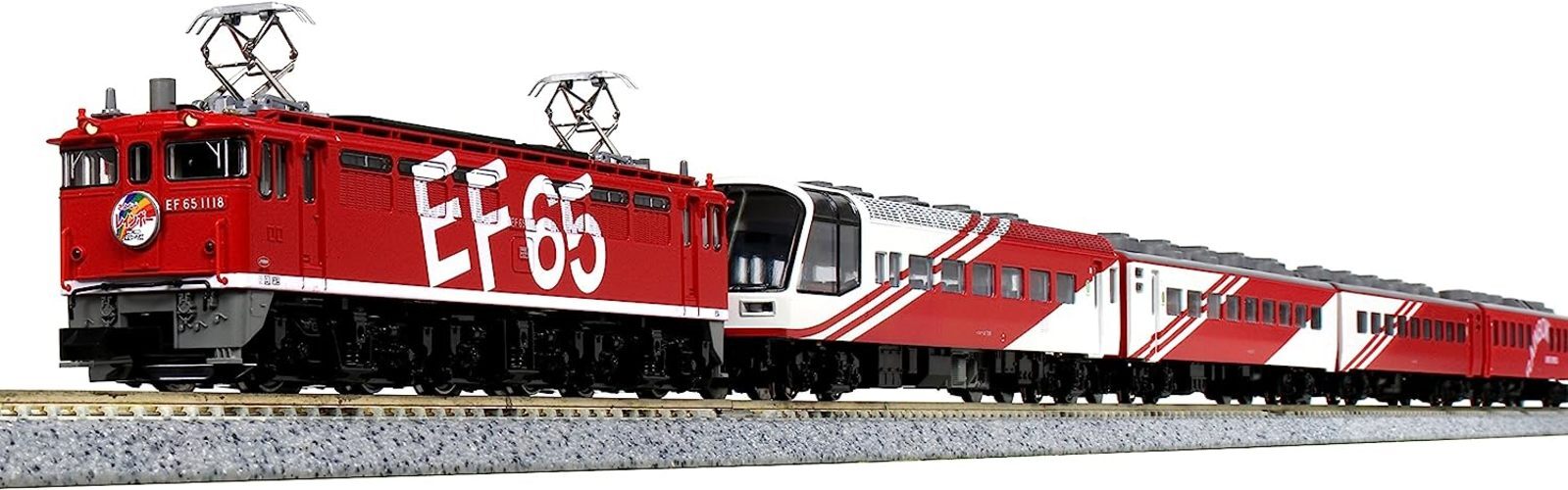 KATO N Gauge EF65 1118 Rainbow 3061-3 Railway Model Electric Locomotive