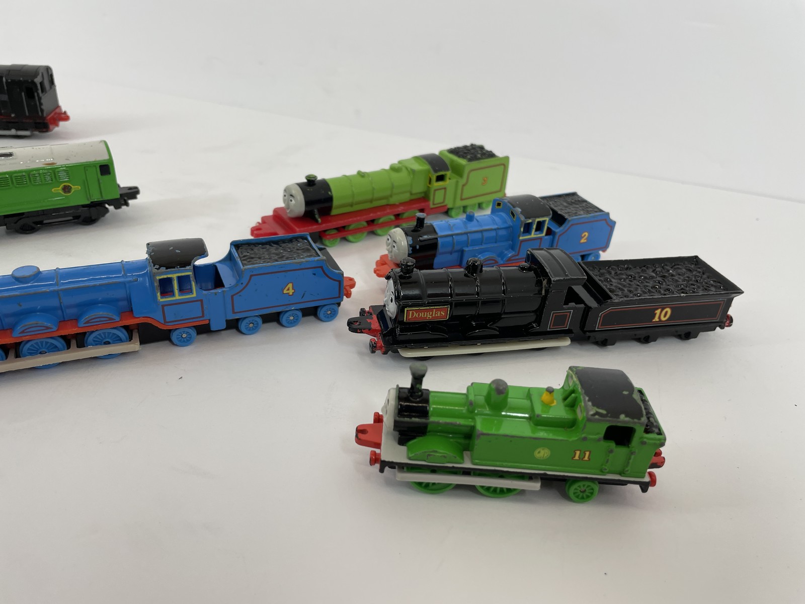 Thomas & Friends ERTL Learning Curve Die-Cast Metal Train Engine Lot 9 Pcs