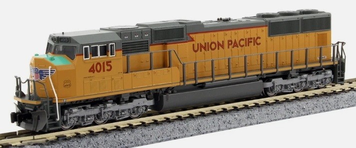 KATO 1764015S N UP 4015 EXCURSION DCC AND SOUND SD70M Flat Radiator 176-4015-S