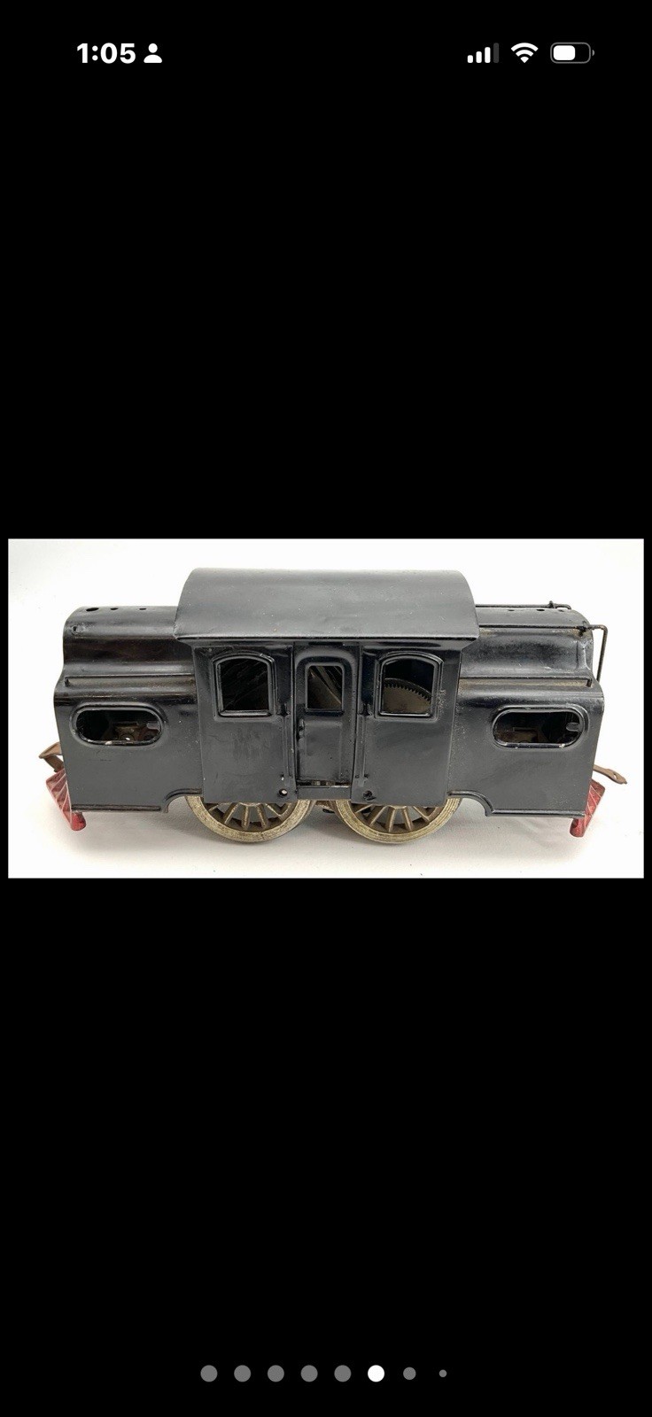 1917 to 1922 Prewar Lionel 33 Train Engine with 35 Pullman & 36 Observation Cars